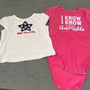 America t! ( with an extra onesie thrown in)